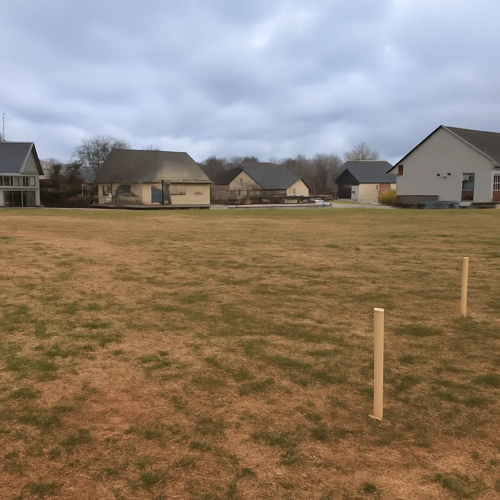 Cleared vacant residential lot for sale in Canton, Georgia