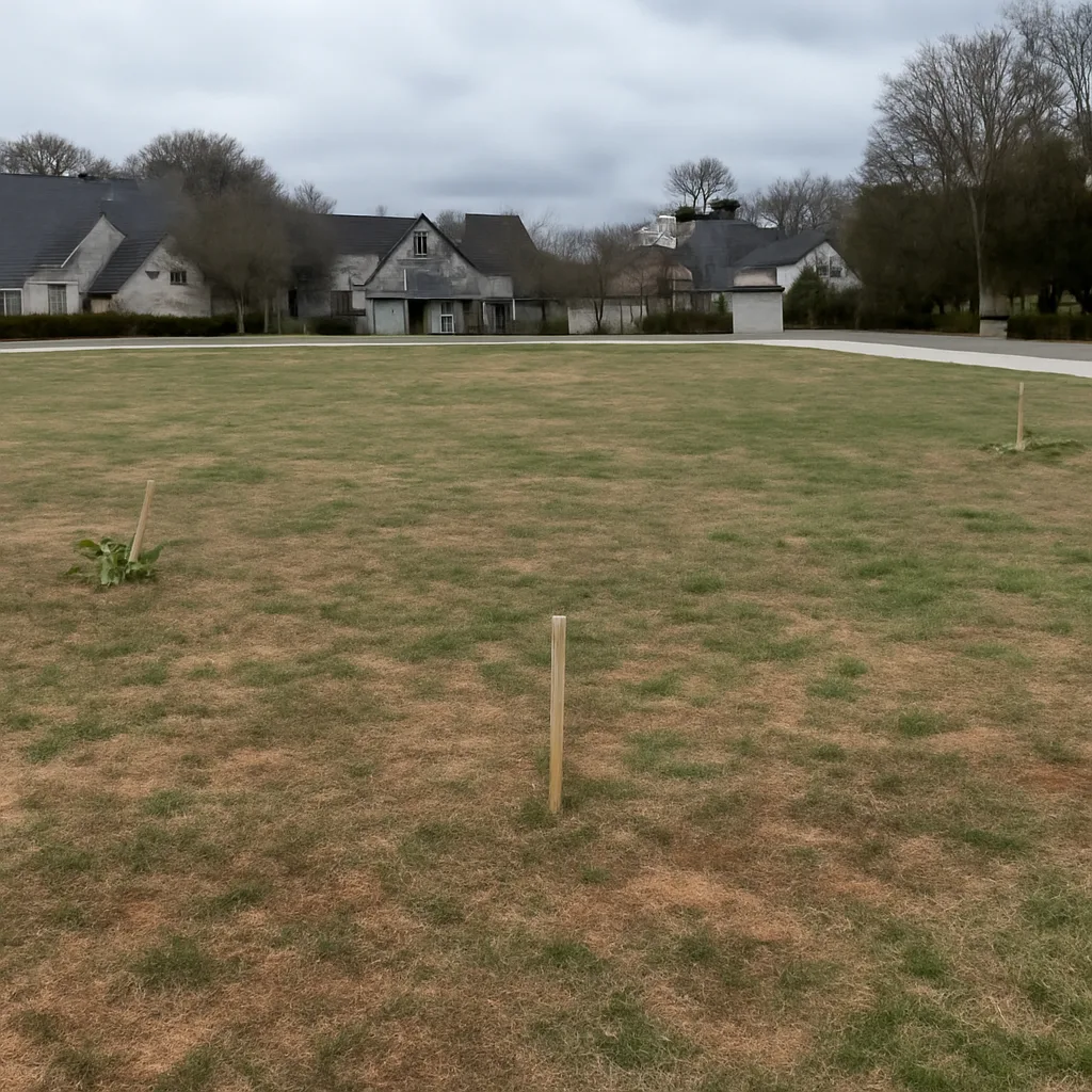 Cleared vacant residential lot for sale in Gainesville, Georgia