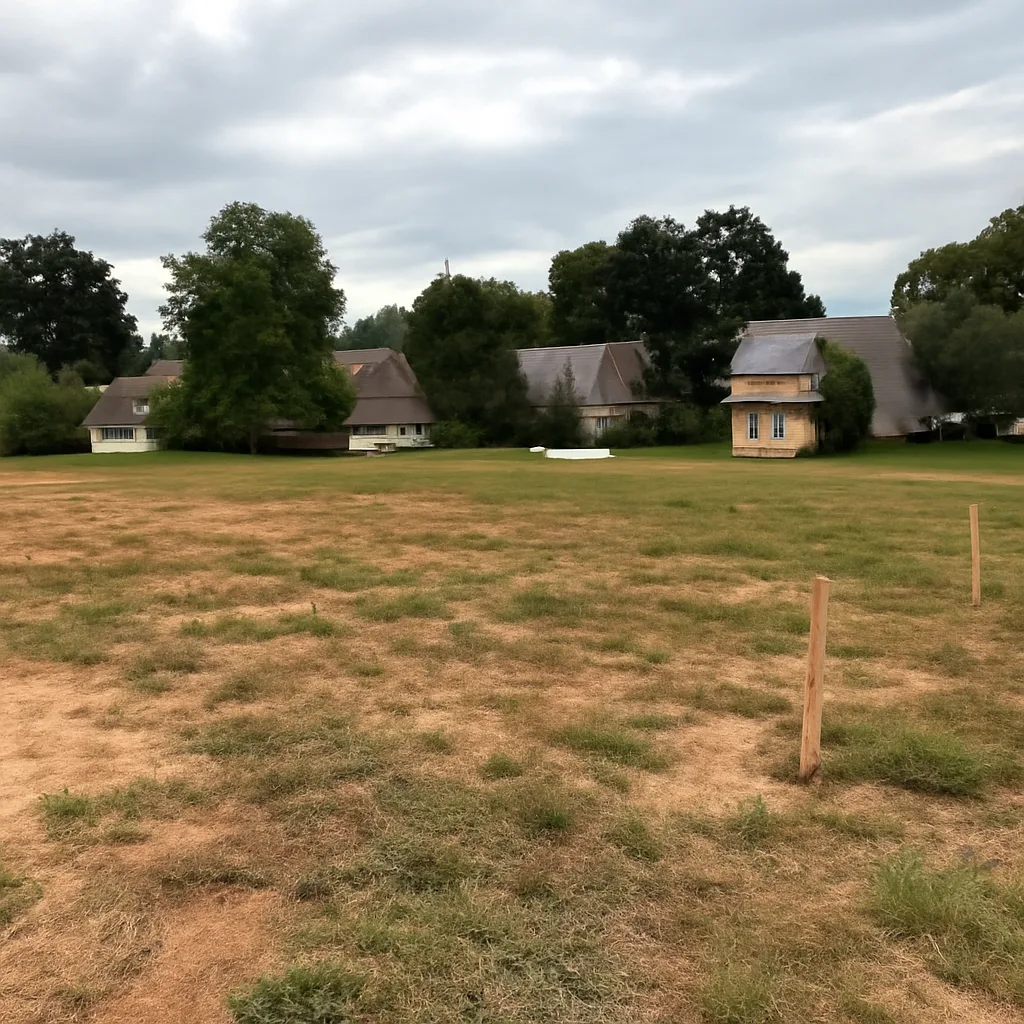 Cleared vacant residential lot for sale in Marietta, Georgia
