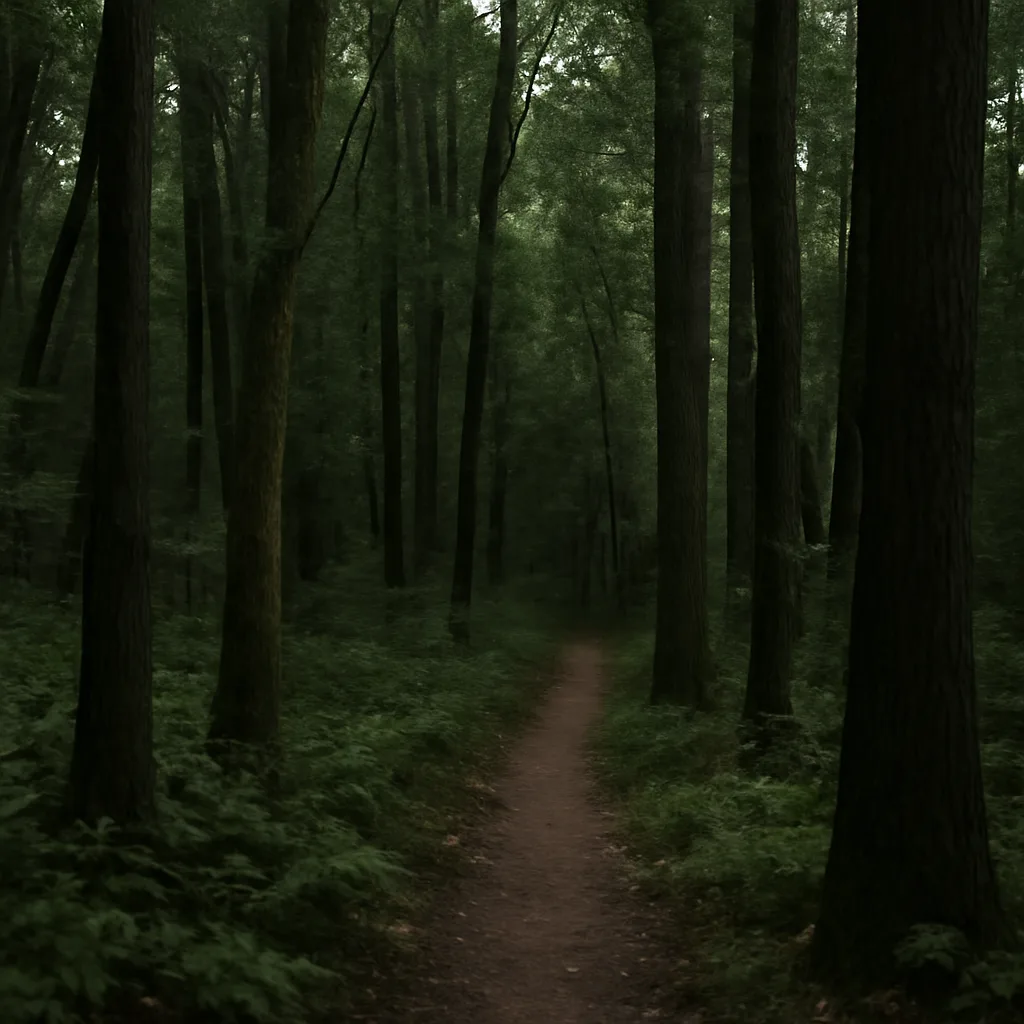 Wooded forest parcel in Decatur, Georgia